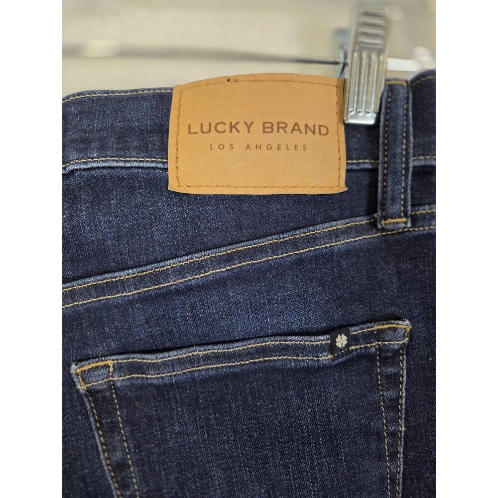Lucky Brand Ava Mid Rise Super Skinny Jeans Womens 6/28 Dark Wash Stretch Denim - Picture 8 of 10